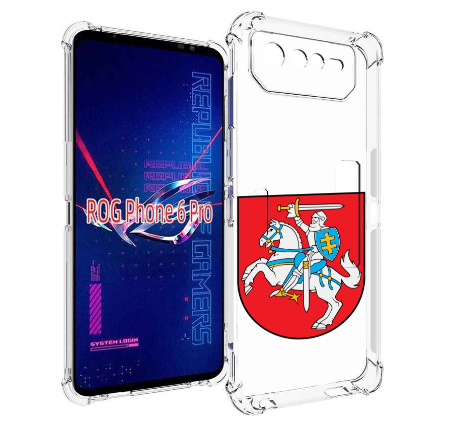 

Чехол MyPads герб-литва для Asus ROG Phone 6 Pro, Прозрачный, Tocco