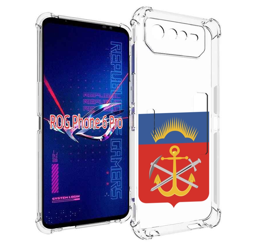 

Чехол MyPads герб-мурманская-область для Asus ROG Phone 6 Pro, Прозрачный, Tocco