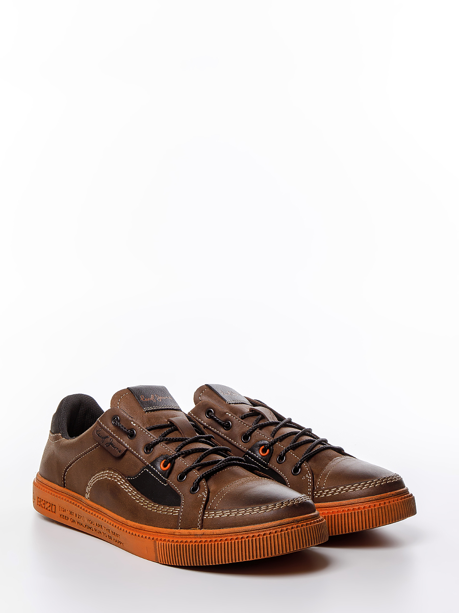 

Кеды мужские Lauf! К108 brown коричневые 40 RU, К108 brown