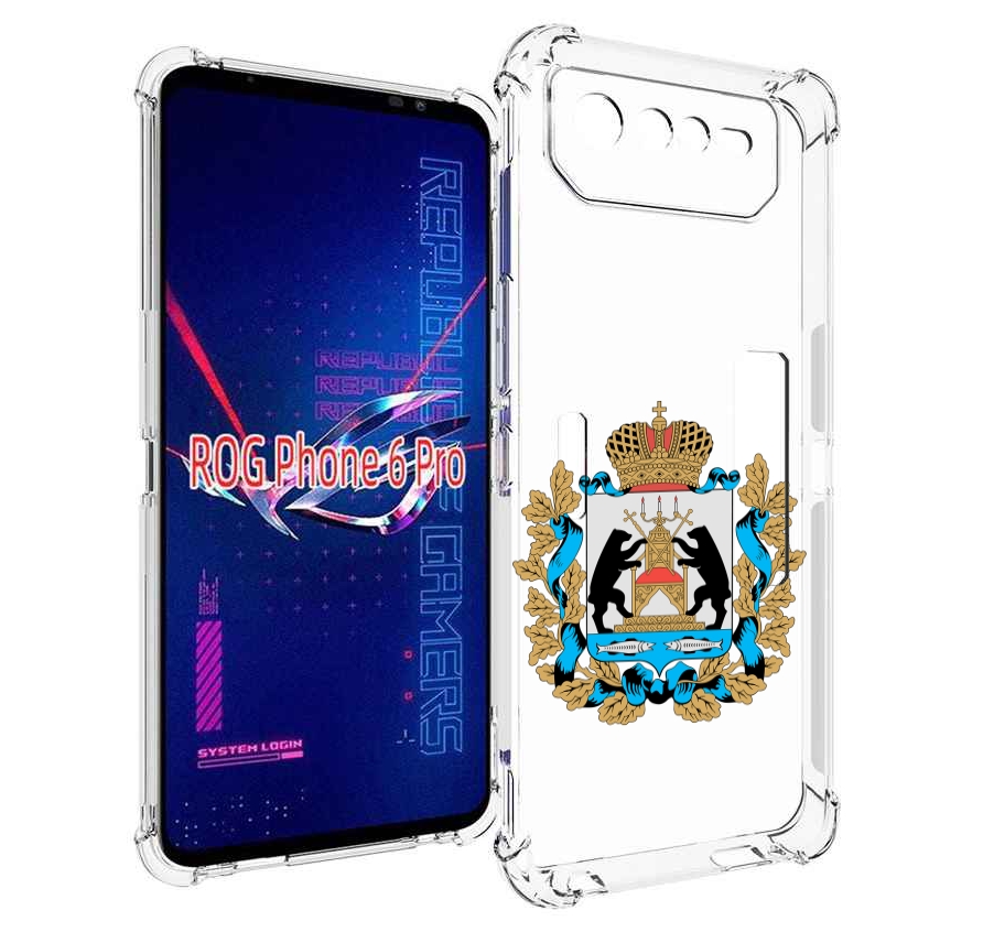 

Чехол MyPads герб-новгородская-область для Asus ROG Phone 6 Pro, Прозрачный, Tocco