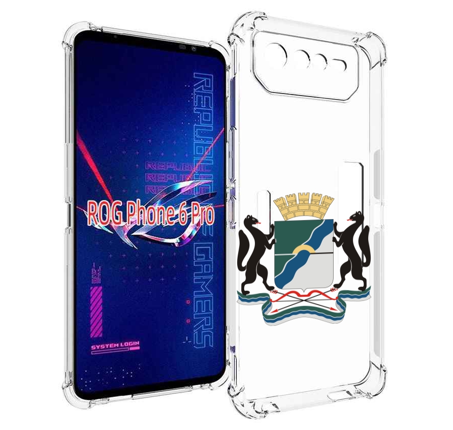 

Чехол MyPads герб-новосибирская-область для Asus ROG Phone 6 Pro, Прозрачный, Tocco