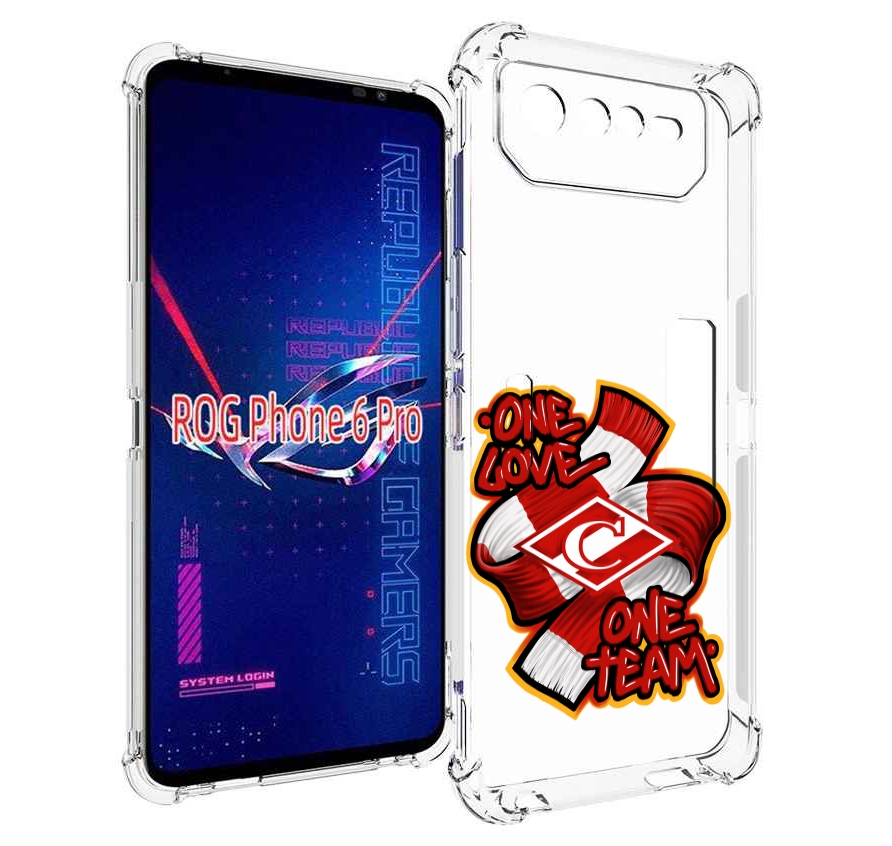 

Чехол MyPads ФК спарак 1 любовь для Asus ROG Phone 6 Pro, Прозрачный, Tocco