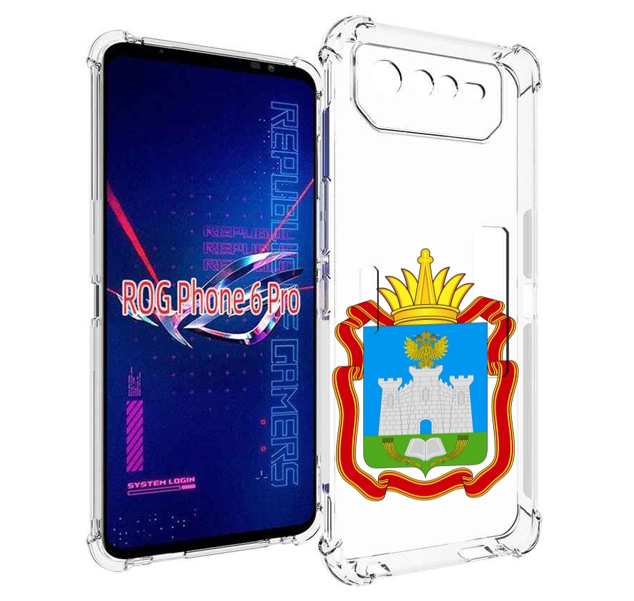 

Чехол MyPads герб-орловская-область для Asus ROG Phone 6 Pro, Прозрачный, Tocco