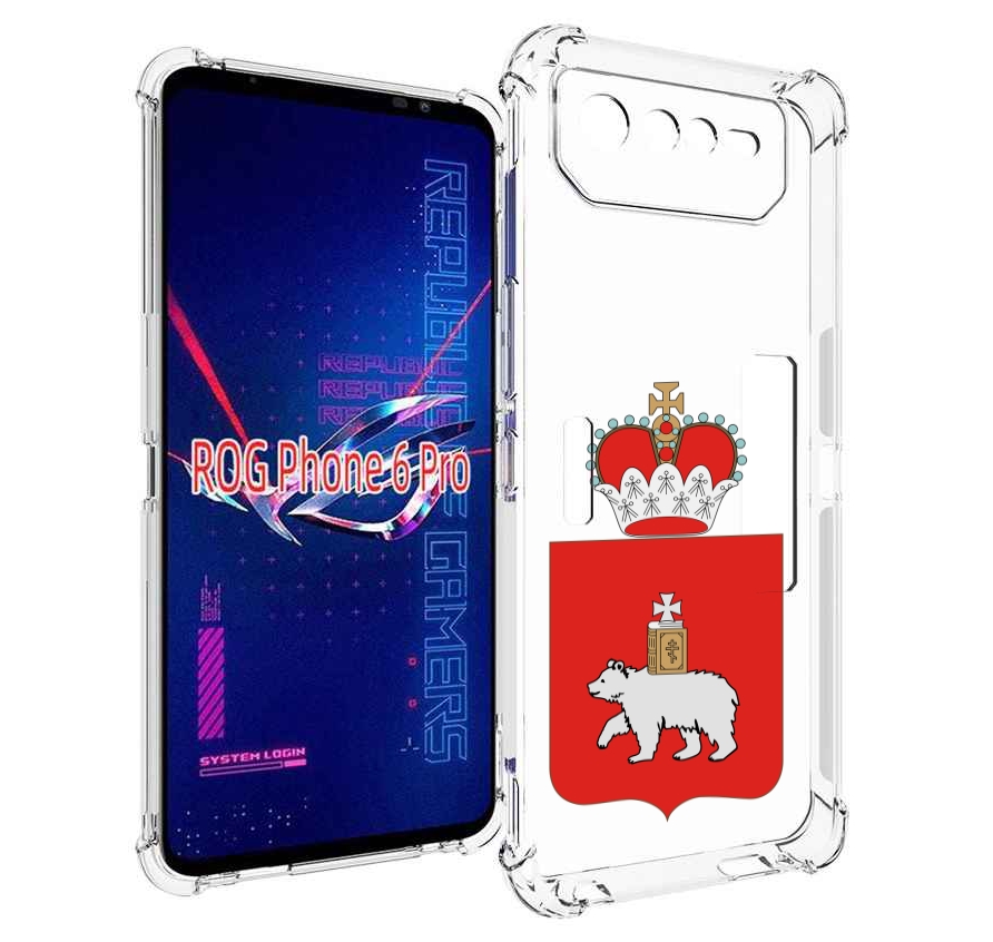 

Чехол MyPads герб-пермскии-краи для Asus ROG Phone 6 Pro, Прозрачный, Tocco