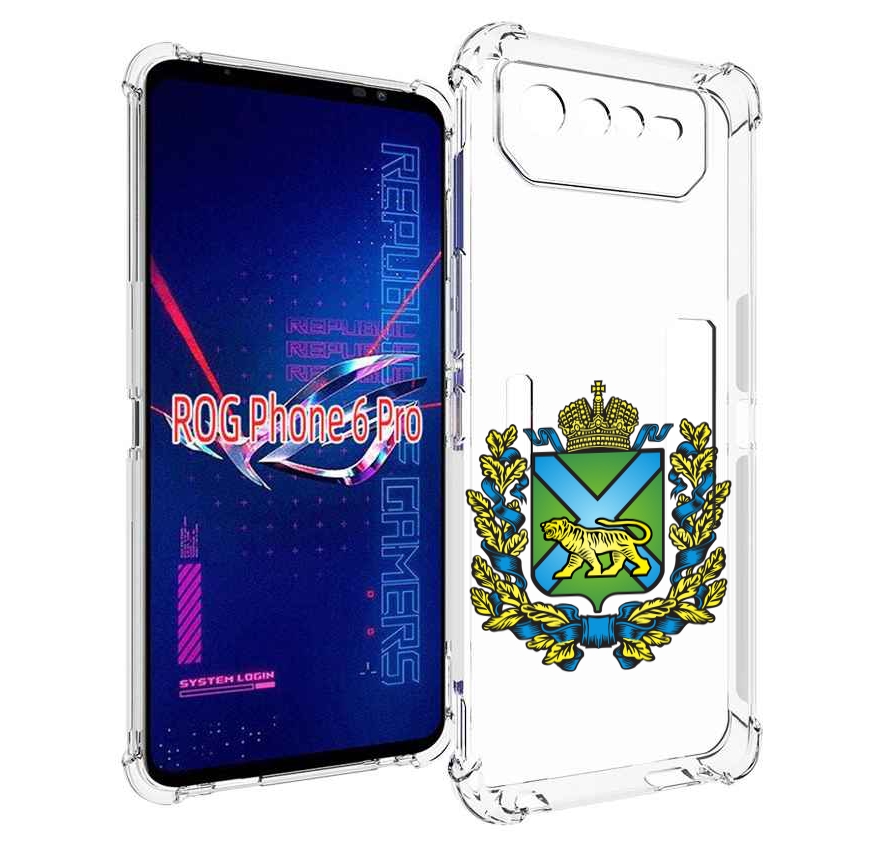 

Чехол MyPads герб-приморскии-краи для Asus ROG Phone 6 Pro, Прозрачный, Tocco