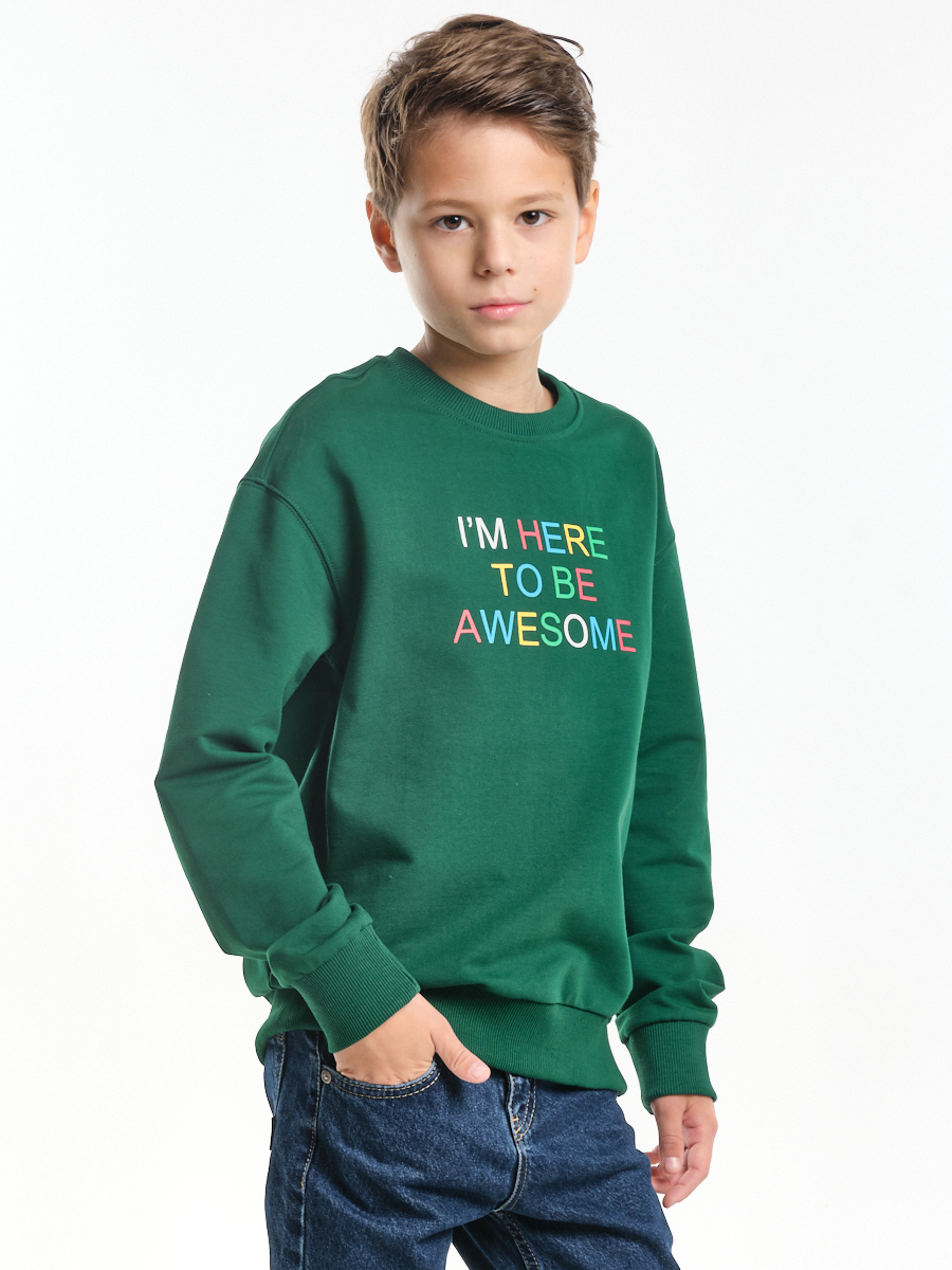 

Джемпер детский Mini Maxi 7839, зеленый, 146, 7839