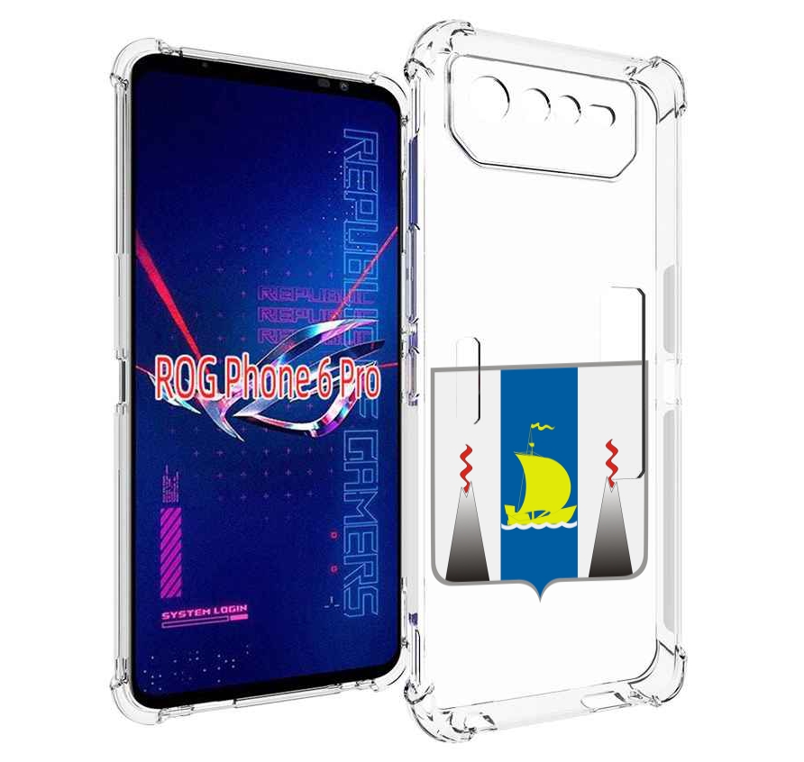 

Чехол MyPads герб-сахалиснкои-области для Asus ROG Phone 6 Pro, Прозрачный, Tocco