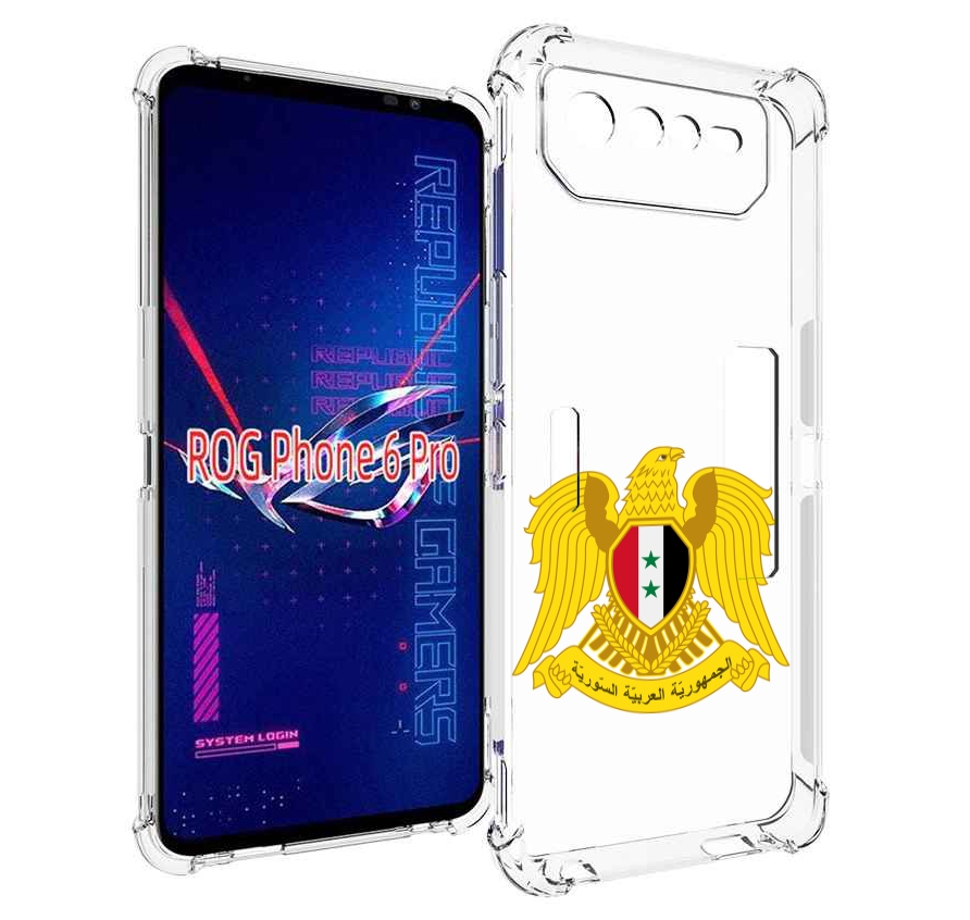 

Чехол MyPads герб-сирии для Asus ROG Phone 6 Pro, Прозрачный, Tocco