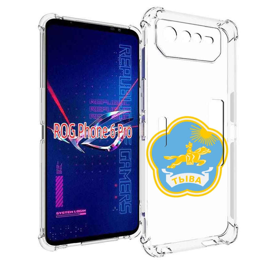 

Чехол MyPads герб-тыва-кызыл для Asus ROG Phone 6 Pro, Прозрачный, Tocco
