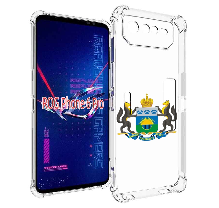 

Чехол MyPads герб-тюменская-область для Asus ROG Phone 6 Pro, Прозрачный, Tocco