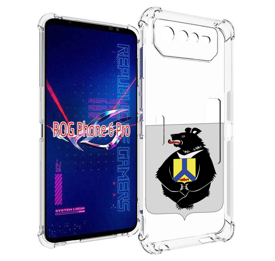 

Чехол MyPads герб-хабаровскии-краи для Asus ROG Phone 6 Pro, Прозрачный, Tocco