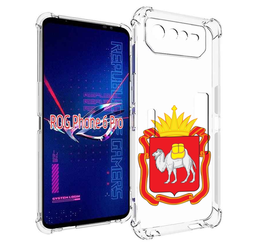 

Чехол MyPads герб-челябинская-область для Asus ROG Phone 6 Pro, Прозрачный, Tocco