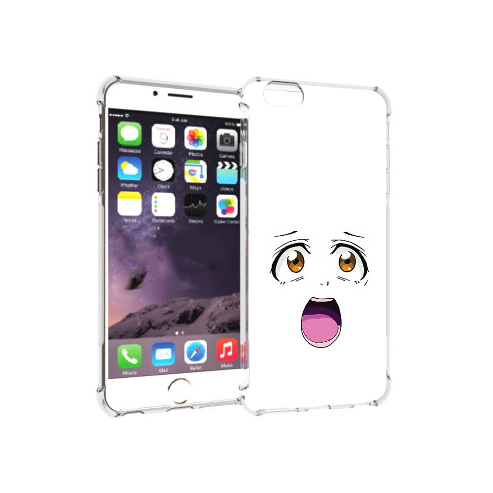 

Чехол MyPads Tocco для Apple iPhone 6 Plus аниме лицо, Прозрачный, Tocco