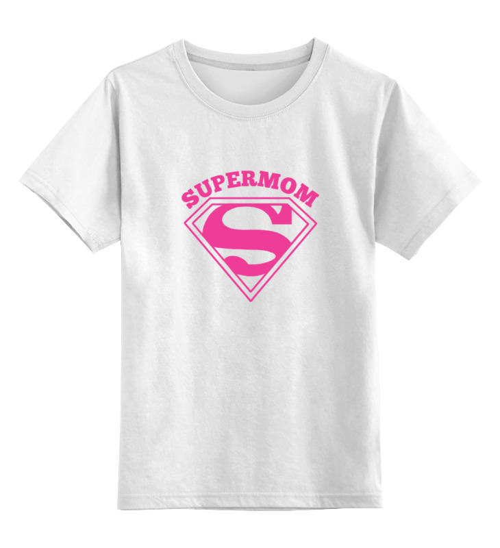 

Футболка детская Printio Супермама (supermom) цв. белый р. 164, Супермама (supermom)