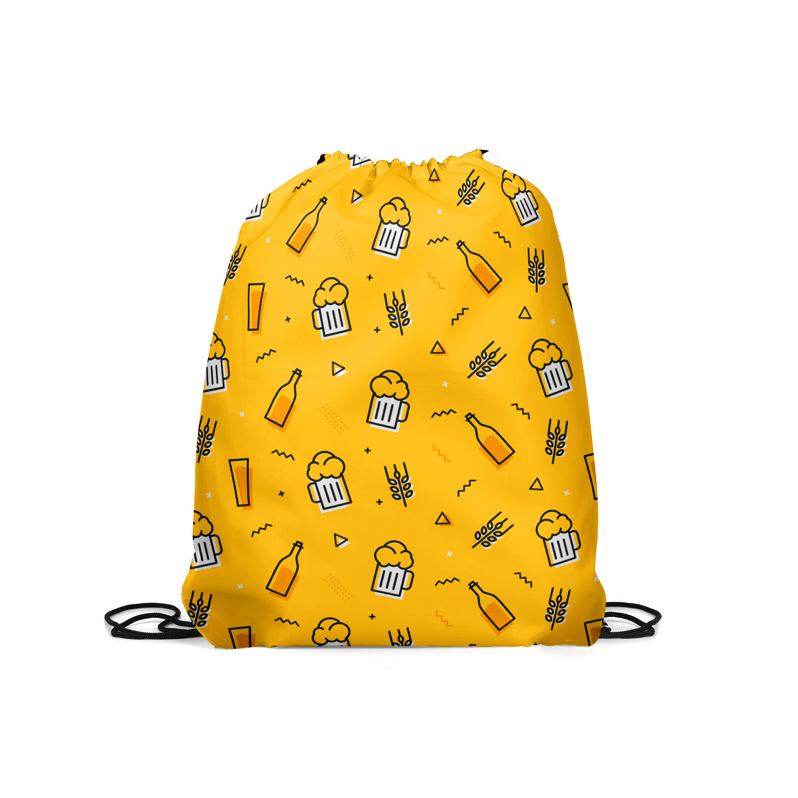 

Мешок для обуви унисекс Gorolla DrawstringBackpack 411 желтый, 42х35 см, DrawstringBackpack 411