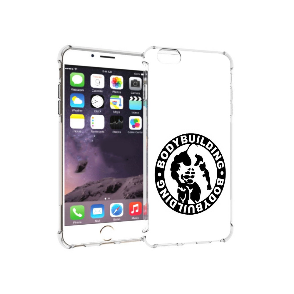 

Чехол MyPads Tocco для Apple iPhone 6 Plus бодибилдинг, Прозрачный, Tocco