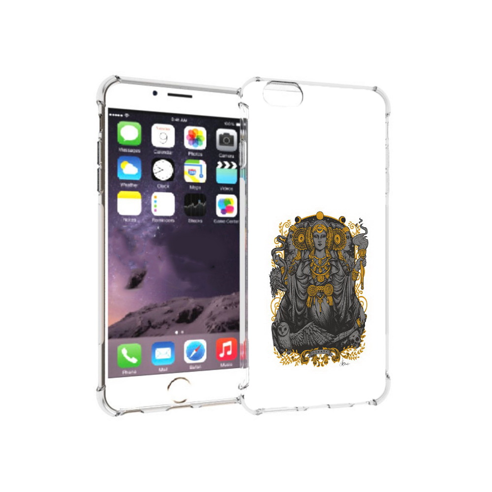 

Чехол MyPads Tocco для Apple iPhone 6 Plus божество с золотыми элементами, Прозрачный, Tocco