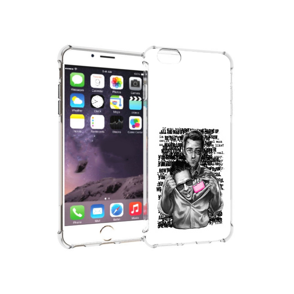 

Чехол MyPads Tocco для Apple iPhone 6 Plus бойцовский клуб, Прозрачный, Tocco