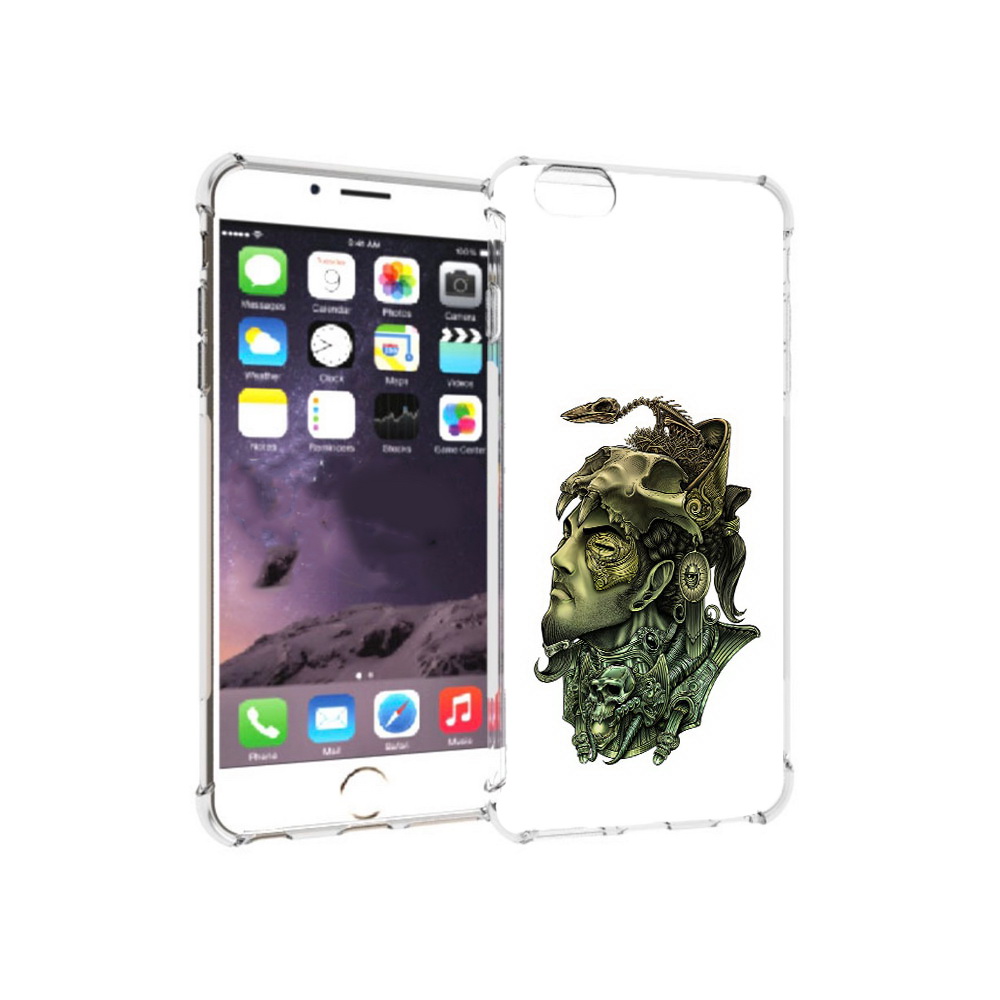 

Чехол MyPads Tocco для Apple iPhone 6 Plus бронзовый воин, Прозрачный, Tocco