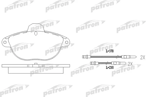 

Тормозные колодки PATRON дисковые PBP1069