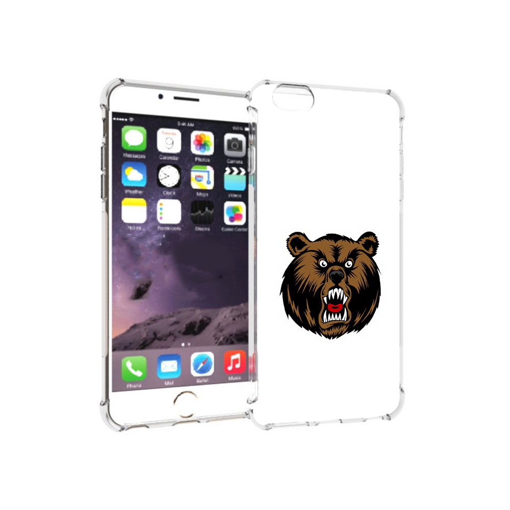 

Чехол MyPads Tocco для Apple iPhone 6 Plus бурый, Прозрачный, Tocco