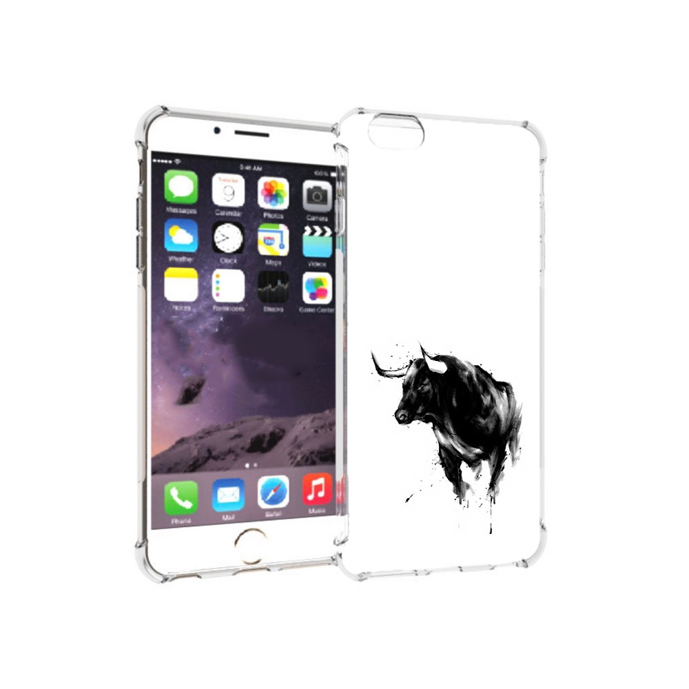 

Чехол MyPads Tocco для Apple iPhone 6 Plus бык, Прозрачный, Tocco