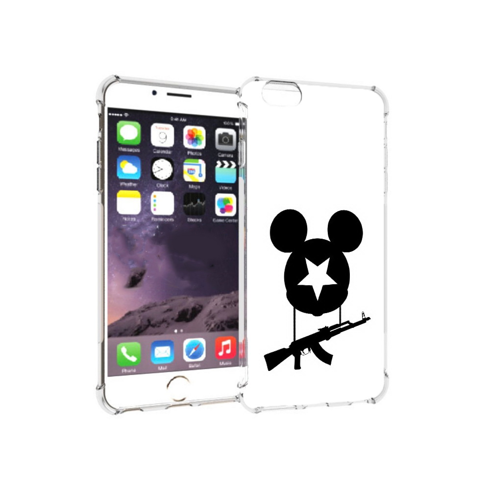 

Чехол MyPads Tocco для Apple iPhone 6 Plus АК Микки, Прозрачный, Tocco