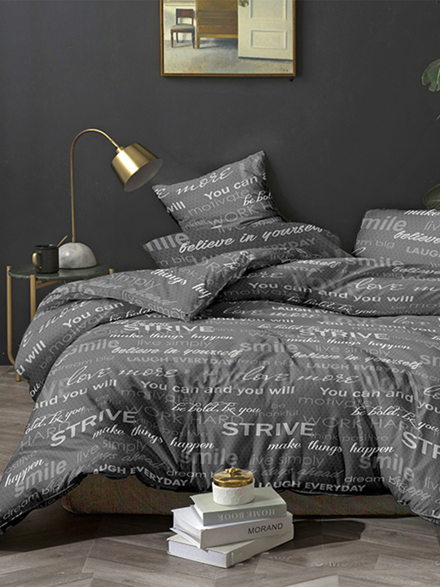 

Наволочка комплект 2шт полисатин Simple House "Strive" 70x70 см