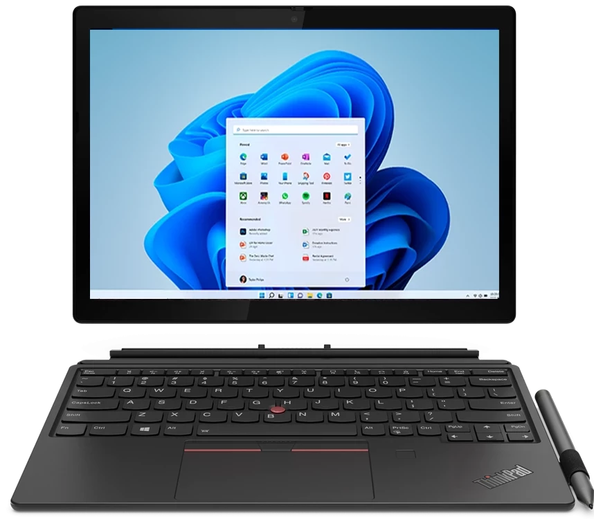 

Планшет Lenovo ThinkPad X12 Detachable 12,3" 8/512GB черный (20UW005MRT) Wi-Fi, ThinkPad X12 Detachable