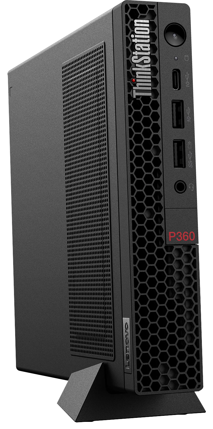 

Неттоп Lenovo ThinkStation P360 Tiny черный (30FA00JVCD), ThinkStation P360 Tiny