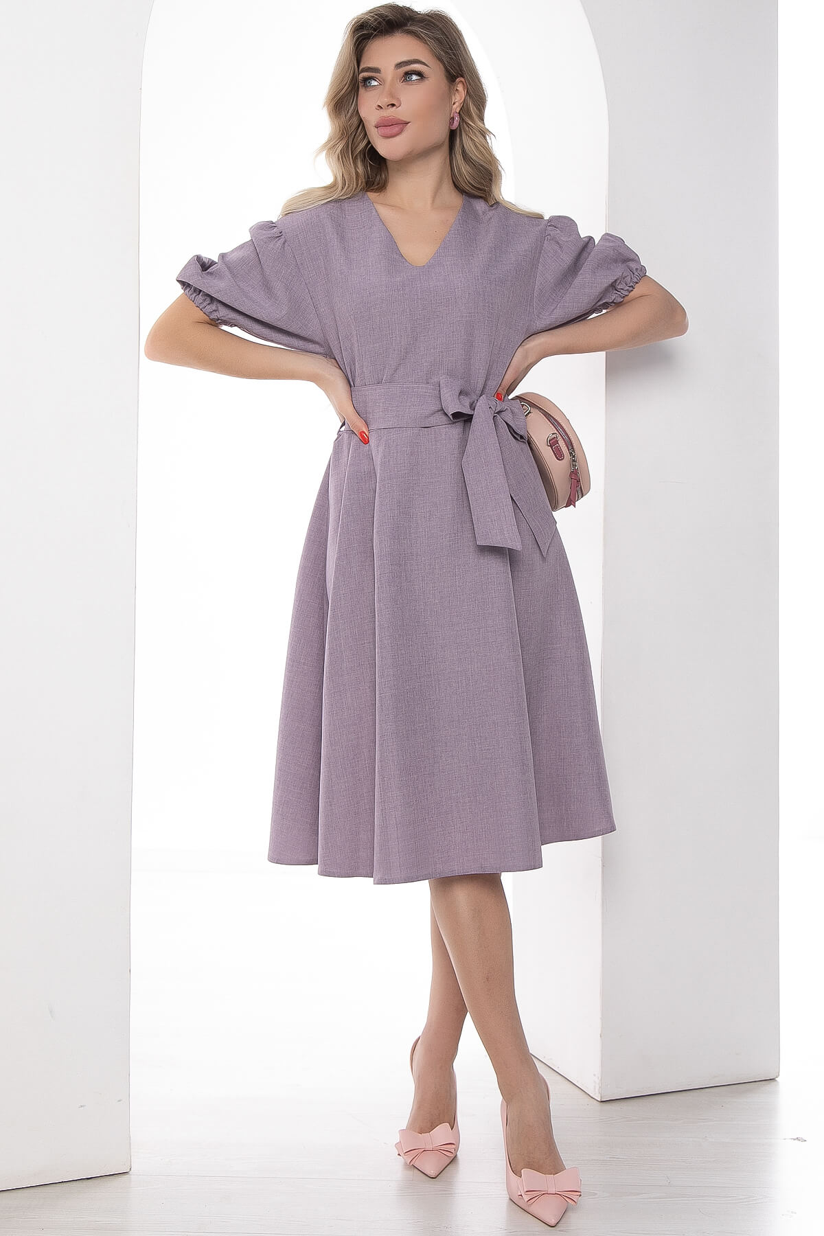 

Платье женское LT Collection Аллегра фиолетовое 50 RU, Фиолетовый, Аллегра