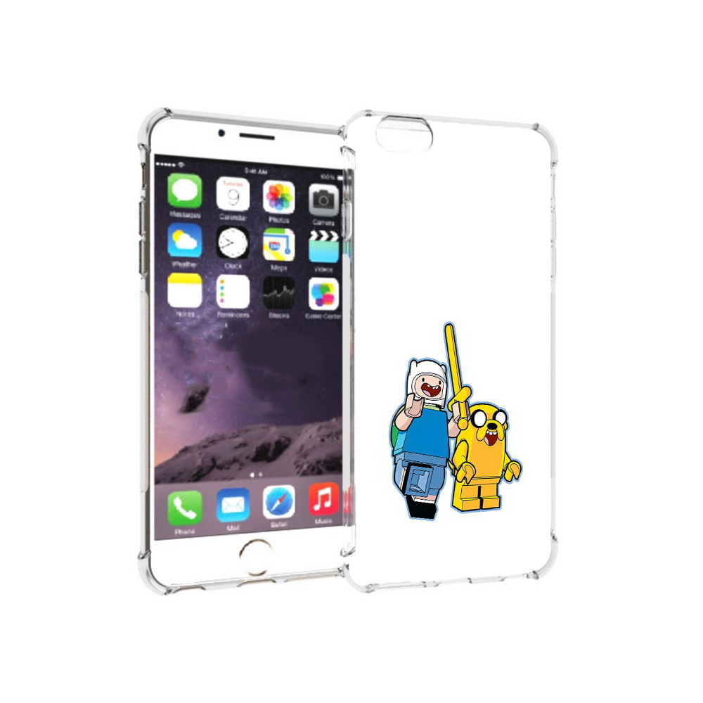 

Чехол MyPads Tocco для Apple iPhone 6 Plus время приключений лего, Прозрачный, Tocco
