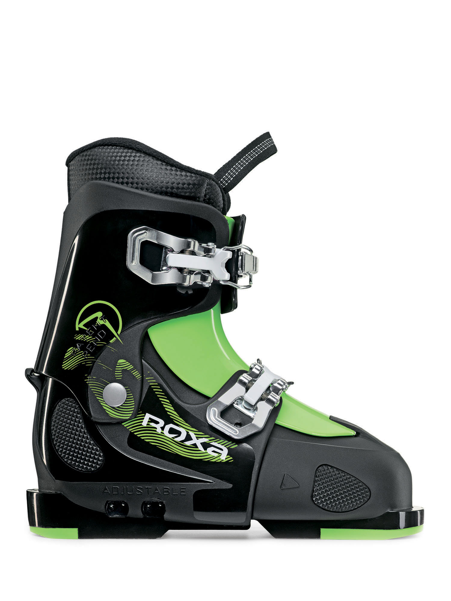 Горнолыжные Ботинки Roxa Chameleon 2 Boy Black/Black/Lime (См:18,5-21,5) 2024-25