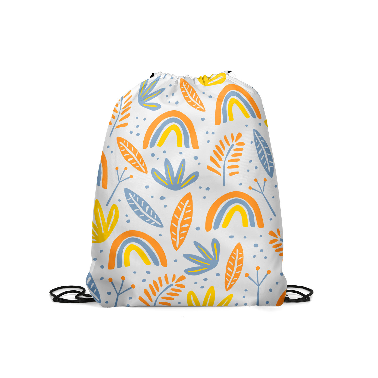 Мешок для обуви унисекс Gorolla DrawstringBackpack 792 белый, 42х35 см