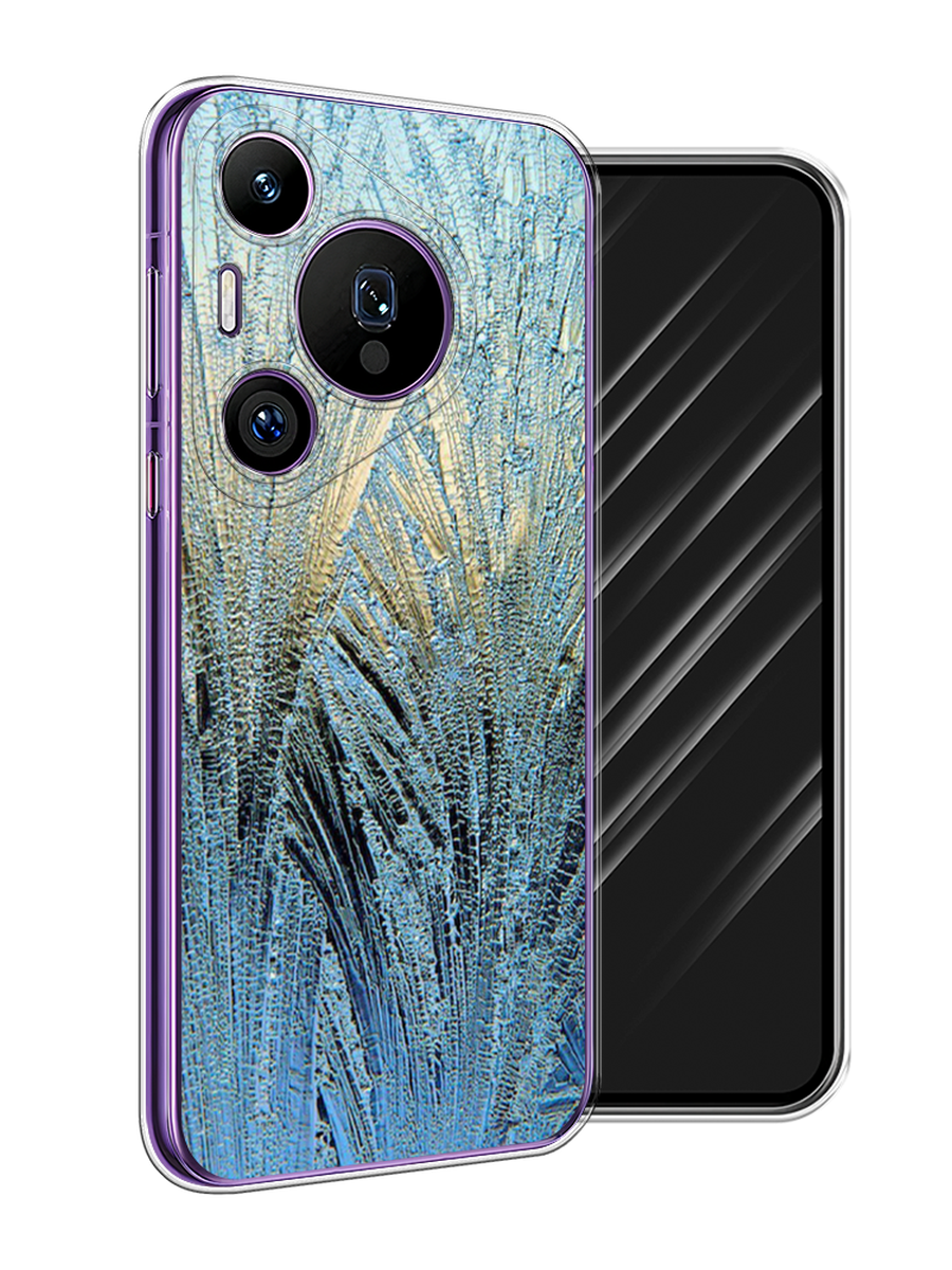 

Чехол Awog на Huawei Pura 70 Pro/70 Pro Plus "Лёд", Голубой, 6124150-1