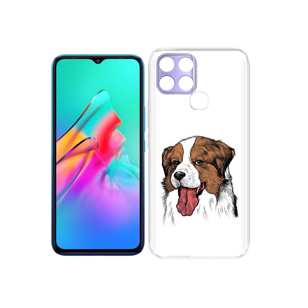 

Чехол MyPads Tocco для Infinix Smart 6 бетховен, Прозрачный, Tocco