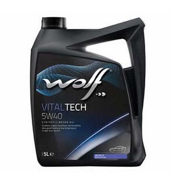 

Wolf Моторное масло Синтетическое Vitaltech 5W40 Api Sn/Cf, Acea A3/B4 5л