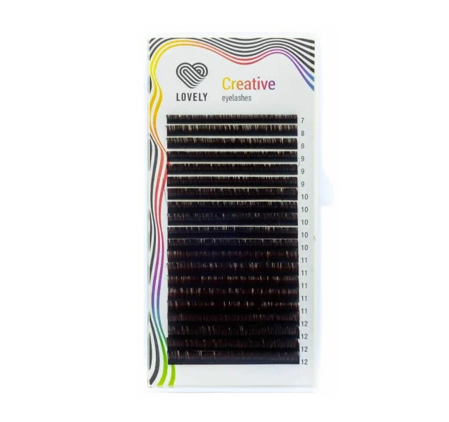 

Ресницы Lovely Dark Chocolate С 0.10 9 мм, Коричневый, 4627148845162
