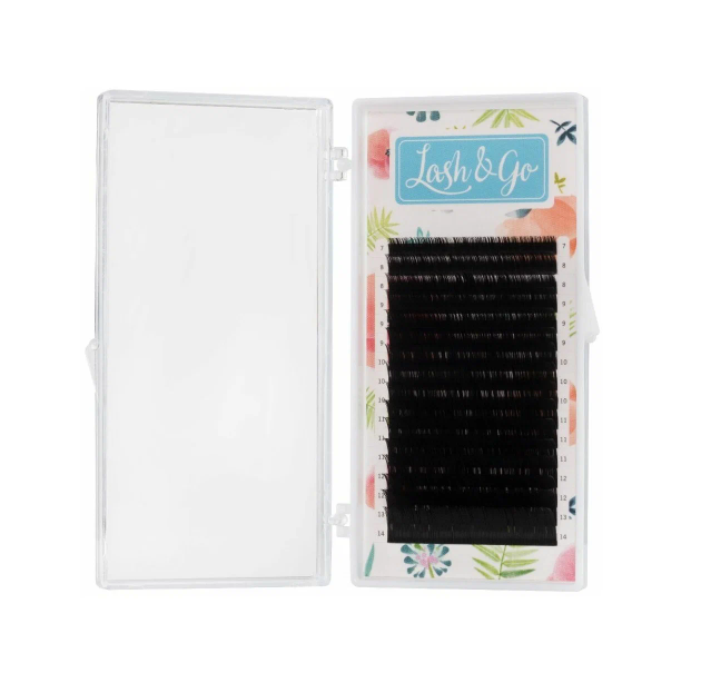 

Ресницы Lash&Go C 0.15 8 мм 16 линий, Черный