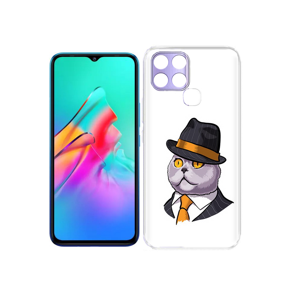 

Чехол MyPads Tocco для Infinix Smart 6 британец, Прозрачный, Tocco