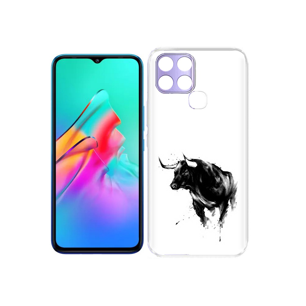 

Чехол MyPads Tocco для Infinix Smart 6 бык, Прозрачный, Tocco