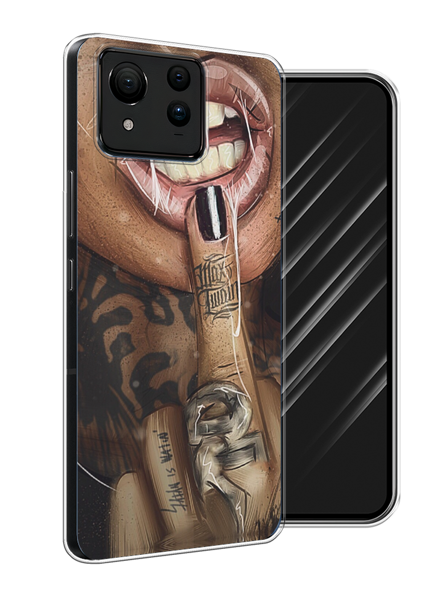 

Чехол Awog на Asus ZenFone 11 Ultra "Девушка с татуировками", Бежевый;розовый;черный, 45250-1