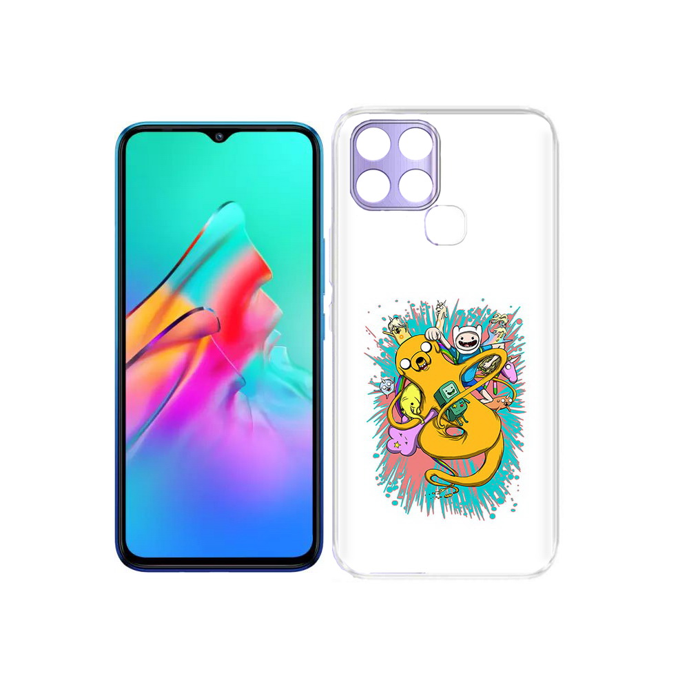 

Чехол MyPads Tocco для Infinix Smart 6 время приключений рисунок, Прозрачный, Tocco