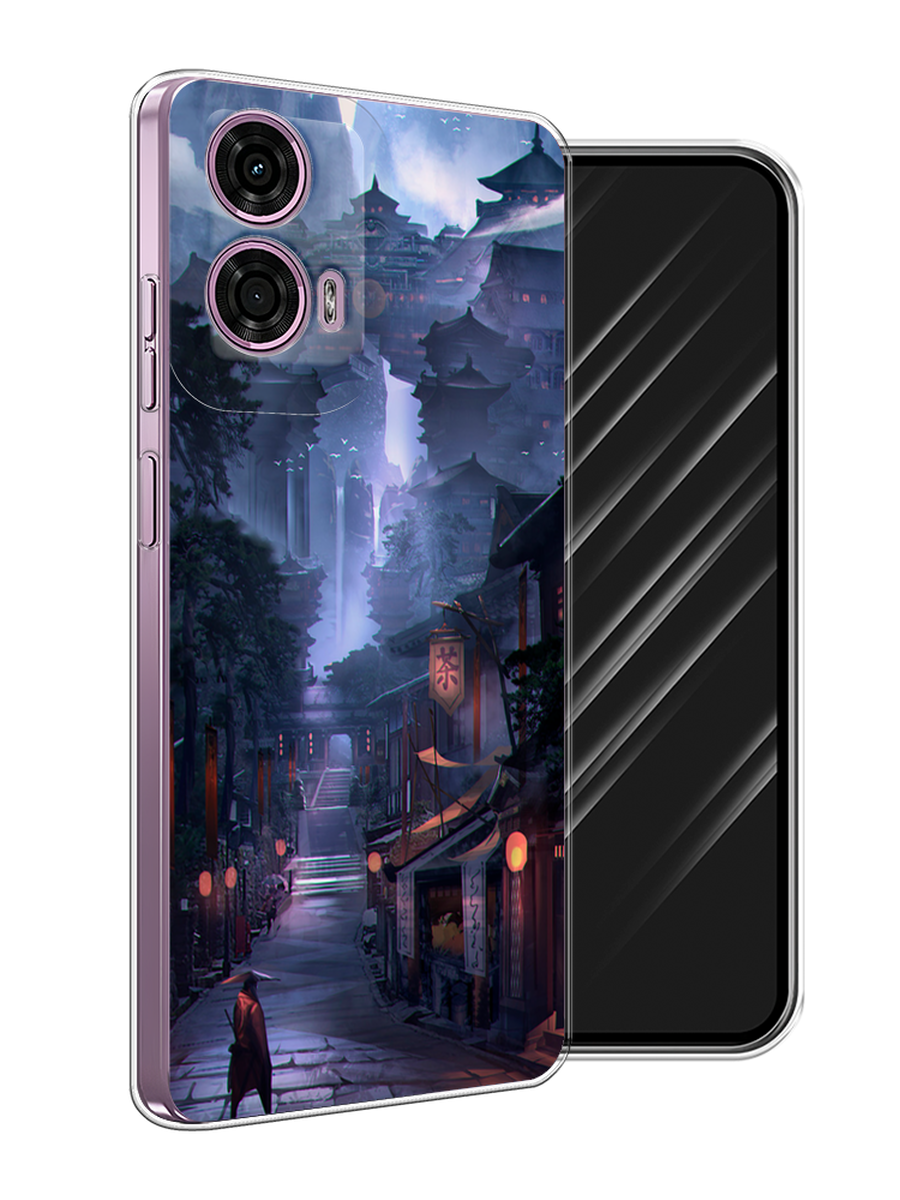 

Чехол Awog на Motorola Moto G24 "Одинокий самурай", Синий;черный;коричневый, 243850-1