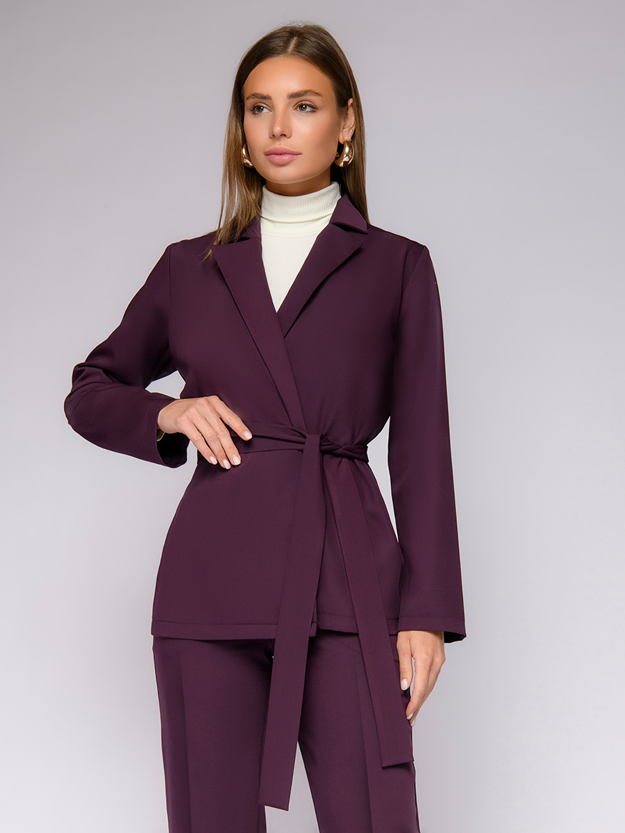 

Жакет женский 1001dress DM01700 фиолетовый 42, DM01700