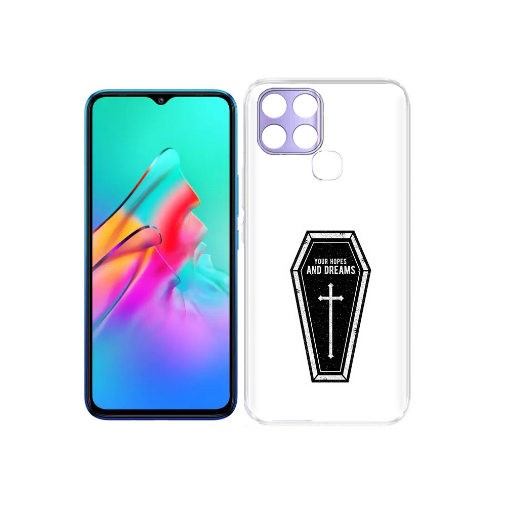 

Чехол MyPads Tocco для Infinix Smart 6 гроб с мечтами, Прозрачный, Tocco