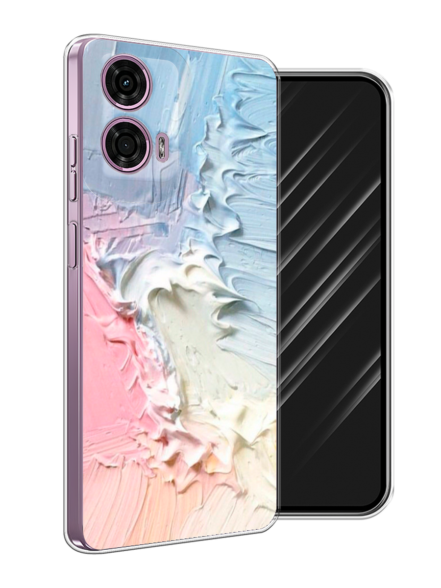 

Чехол Awog на Motorola Moto G24 "Фруктовое мороженное", Голубой;розовый;желтый, 243850-1