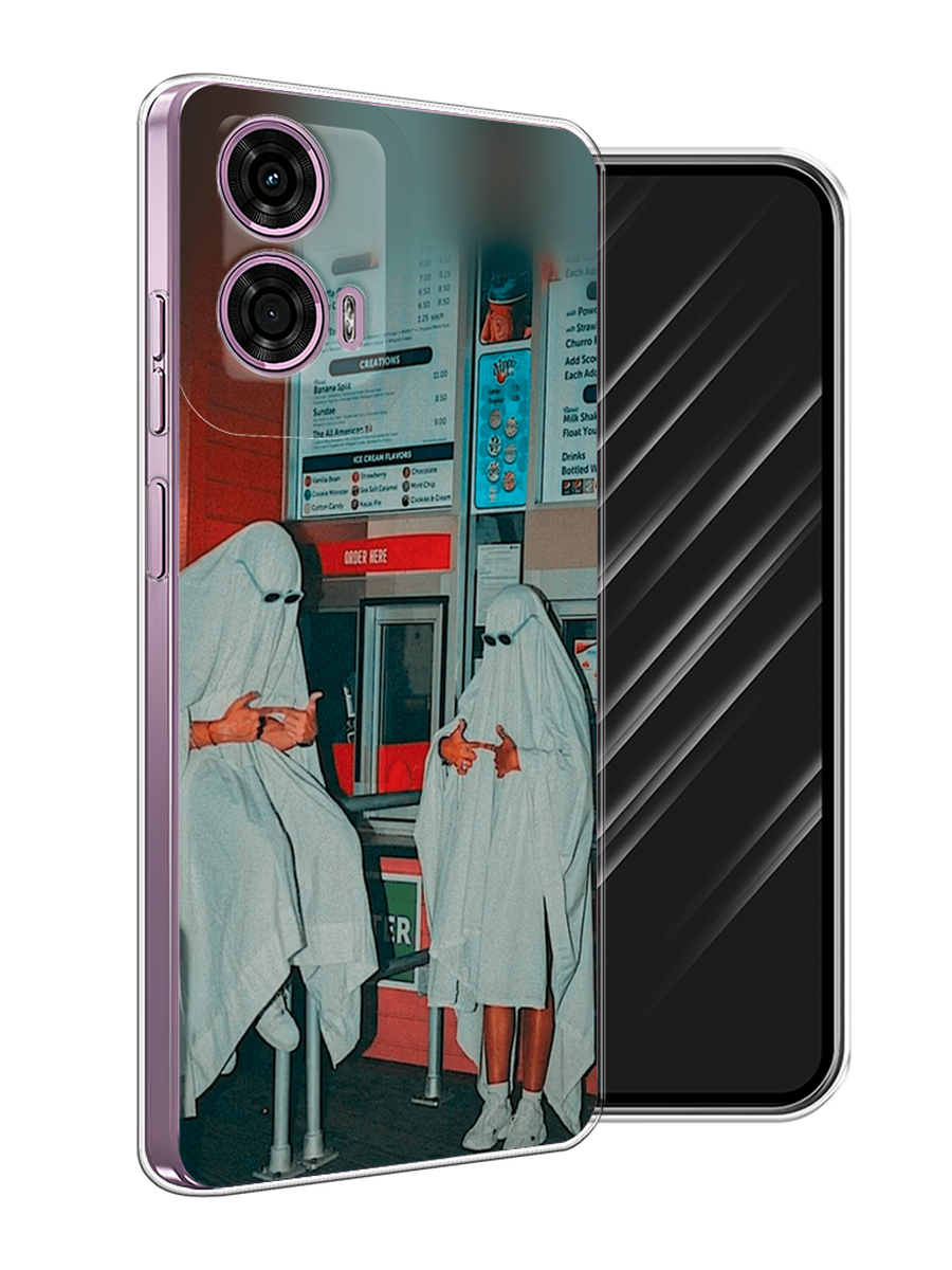 

Чехол Awog на Motorola Moto G24 "Chillin Killin", Красный, 243850-1