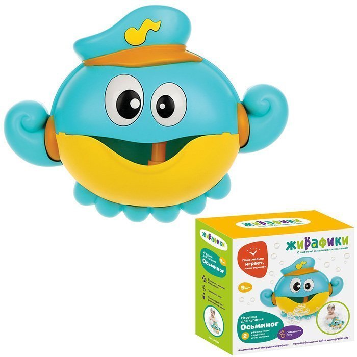 

Игрушка для ванной Осьминог создавайте пену 644524