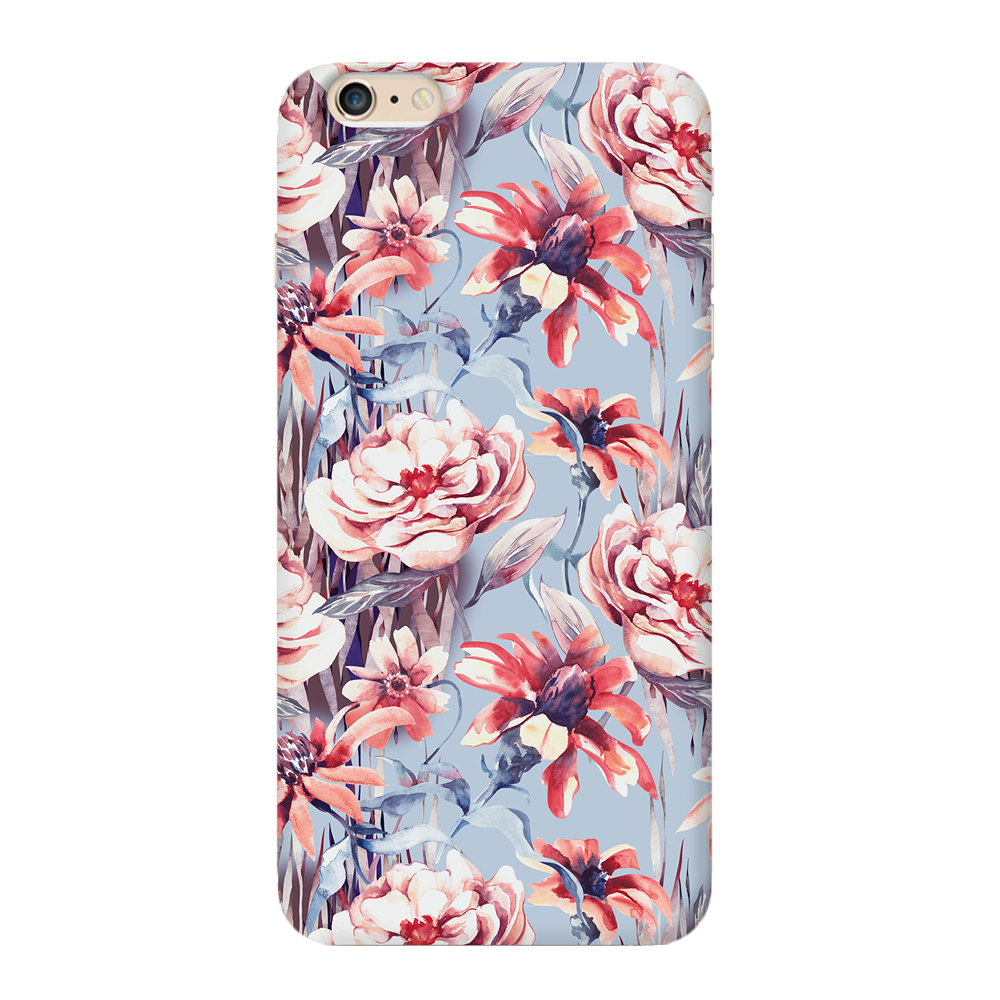 

Чехол Deppa Art Case Flowers Голубые цветы для Apple iPhone 6/6S Plus, Разноцветный, Art Case